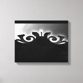 Black Gate Uitzicht Canvas Afdruk