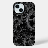 Black Gear Fusion Telefoonhoesje Case-Mate iPhone Case (Achterkant)