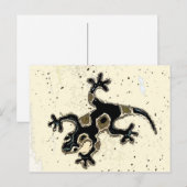 Black Gecko Briefkaart (Voorkant / Achterkant)