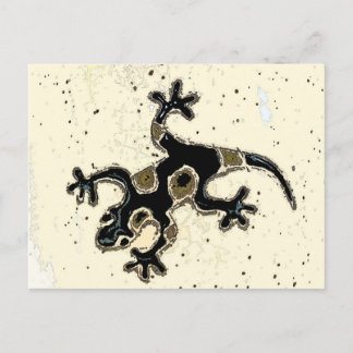 Black Gecko Briefkaart
