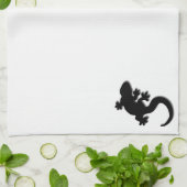 Black Gecko Theedoek (Gevouwen)