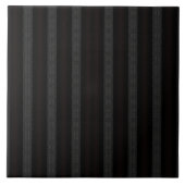 Black Geometric Pattern – Modern Minimalist Design Tegeltje (Voorkant)