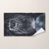Black German Shepherd Bad Handdoek (Handdoek)