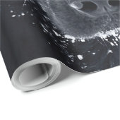 Black German Shepherd Cadeaupapier (Rol Hoek)