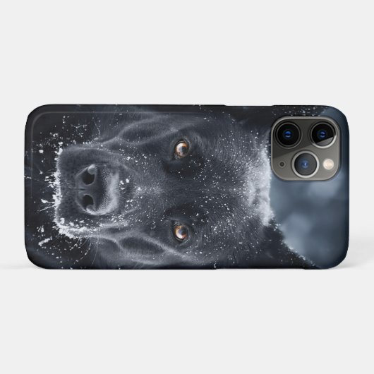 Black German Shepherd Case-Mate iPhone Case (Achterkant (horizontaal))
