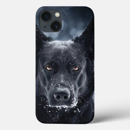 Black German Shepherd Case-Mate iPhone Case (Achterkant)