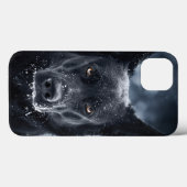 Black German Shepherd Case-Mate iPhone Case (Achterkant (horizontaal))
