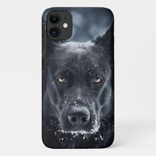 Black German Shepherd Case-Mate iPhone Case (Achterkant)