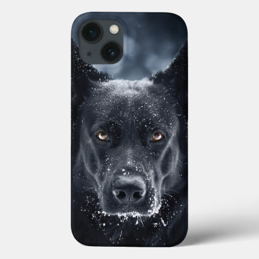 Black German Shepherd Case-Mate iPhone Case (Achterkant)