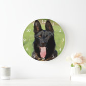 Black German Shepherd Dog - GSD Puppy Grote Klok (Huis)