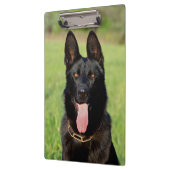 Black German Shepherd Dog - GSD Puppy Klembord (Links)