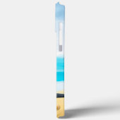 Black German Shepherd Dog on Beach Case-Mate iPhone Case (Achterkant / Links)