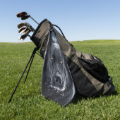 Black German Shepherd Golfhanddoek (Groen)