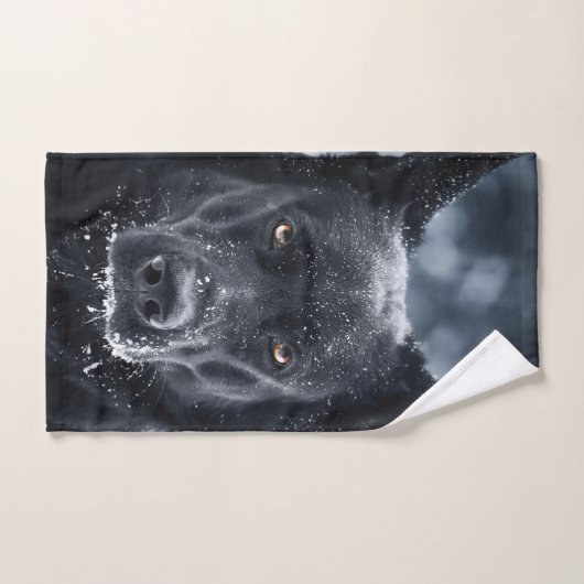 Black German Shepherd Handdoek (Handdoek)