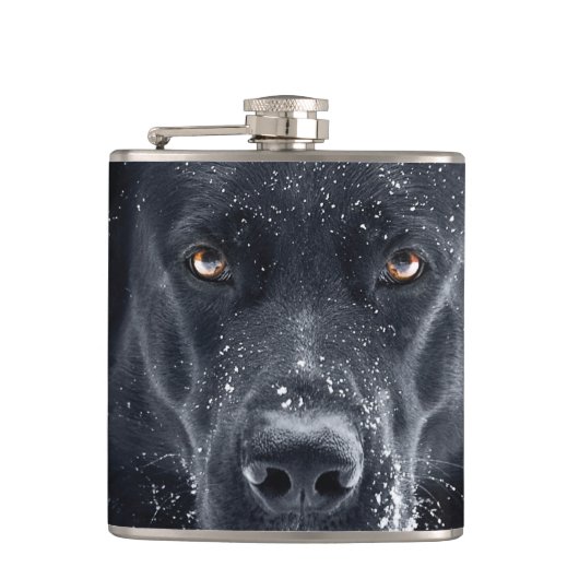Black German Shepherd Heupfles (Voorkant)