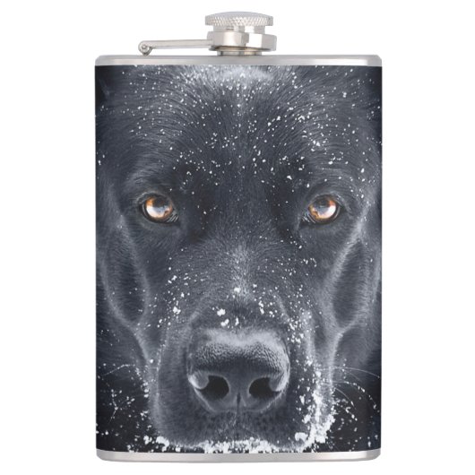 Black German Shepherd Heupfles (Voorkant)