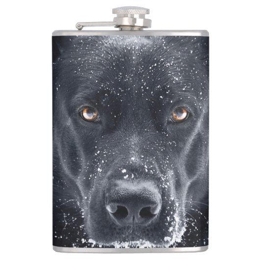 Black German Shepherd Heupfles (Voorkant)