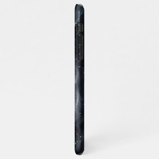 Black German Shepherd iPhone Hoesje (Linkerkant)