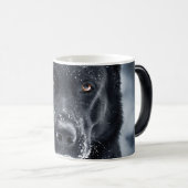 Black German Shepherd Magische Mok (Voorkant rechts)
