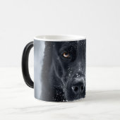 Black German Shepherd Magische Mok (Voorkant links)