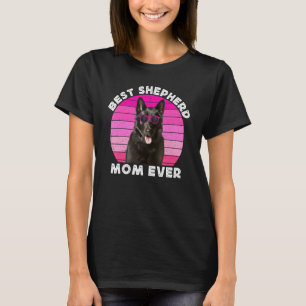 Black German Shepherd Mam for Women Shepherd GSP D T-shirt