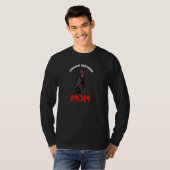 Black German Shepherd mama Hondenliefhebber Owner T-shirt (Voorkant volledig)