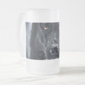 Black German Shepherd Matglas Bierpul (Voorkant links)