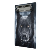 Black German Shepherd Mini Klembord (Angled2)