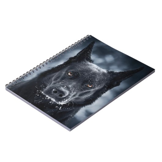 Black German Shepherd Notitieboek (Linkerzijde)