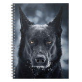 Black German Shepherd Notitieboek (Voorkant)