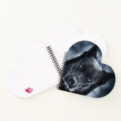 Black German Shepherd Notitieboek (Binnen)