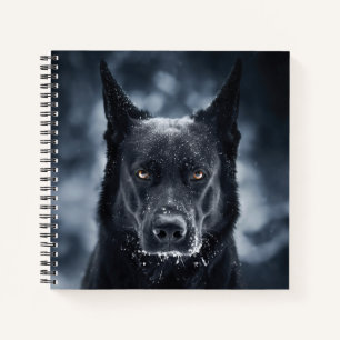 Black German Shepherd Notitieboek
