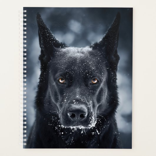 Black German Shepherd Planner (Voorkant)