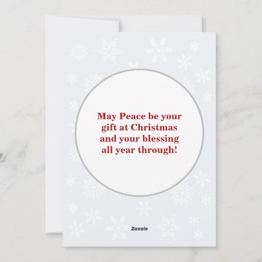 Black German Shepherd Puppy in a Wreath, ZKA Feestdagenkaart (Achterkant)