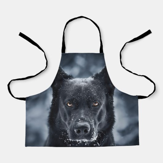 Black German Shepherd Schort (Voorkant)