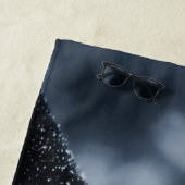 Black German Shepherd Strandlaken (In situ)