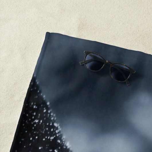 Black German Shepherd Strandlaken (In situ)