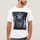 Black German Shepherd T-shirt (Voorkant)