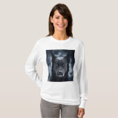 Black German Shepherd T-shirt (Voorkant volledig)