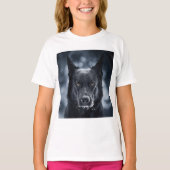 Black German Shepherd T-shirt (Voorkant)