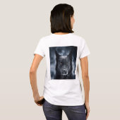 Black German Shepherd T-shirt (Achterkant volledig)