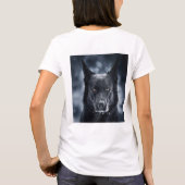 Black German Shepherd T-shirt (Achterkant)