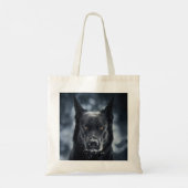 Black German Shepherd Tote Bag (Achterkant)