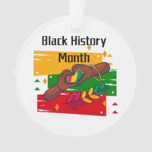 Black Geschiedenis Maand Vieren Rise Together Zwar Ornament