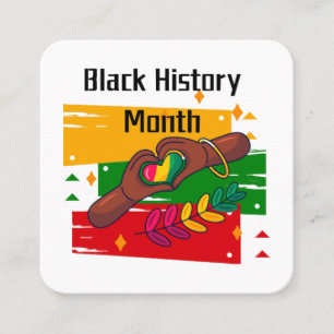 Black Geschiedenis Maand Vieren Rise Together Zwar Vierkante Visitekaartje
