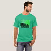 Black Get Lucky Clover St Patrick Green Mannen T-s T-shirt (Voorkant volledig)