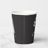 Black ghost cat papieren bekers (Rechts)