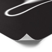 Black ghost cat poster (Hoek)