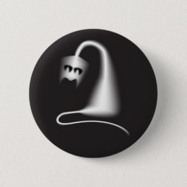 Black ghost cat ronde button 5,7 cm