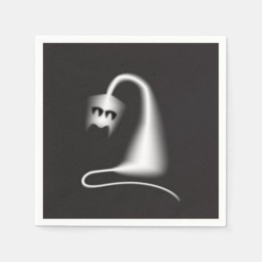 Black ghost cat servet (Voorkant)